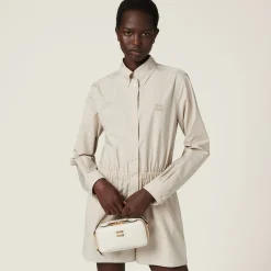 Limestone Poplin Jumpsuit | Miu Miu