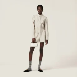 Limestone Poplin Jumpsuit | Miu Miu