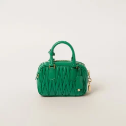 Mango Arcadie Matelassé Nappa Leather Bag | Miu Miu