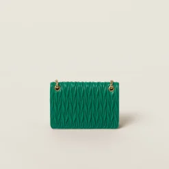 Mango Matelassé Nappa Leather Mini-bag | Miu Miu