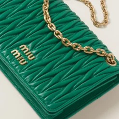 Mango Matelassé Nappa Leather Mini-bag | Miu Miu