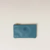 Marina Blue Leather Envelope Pouch | Miu Miu