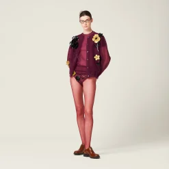 Mauve Nylon Panties | Miu Miu