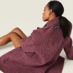 Mauve Wool And Cotton Coat | Miu Miu