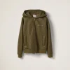 Military Green Nappa Leather Jacket | Miu Miu
