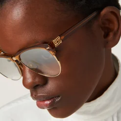 Mirror/gradient Miu Miu Runway Sunglasses | Miu Miu