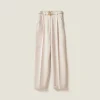 Natural Batavia Pants | Miu Miu