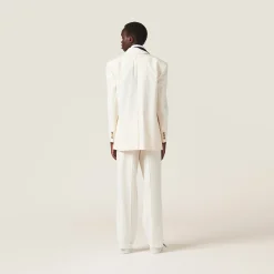Natural Canvas Pants | Miu Miu