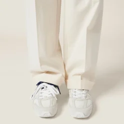 Natural Canvas Pants | Miu Miu
