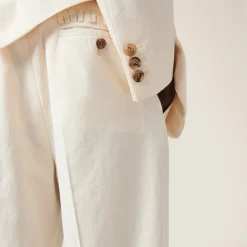 Natural Canvas Pants | Miu Miu