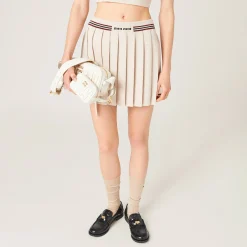 Natural Cashmere Skirt | Miu Miu