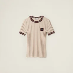 Natural Cashmere Sweater | Miu Miu