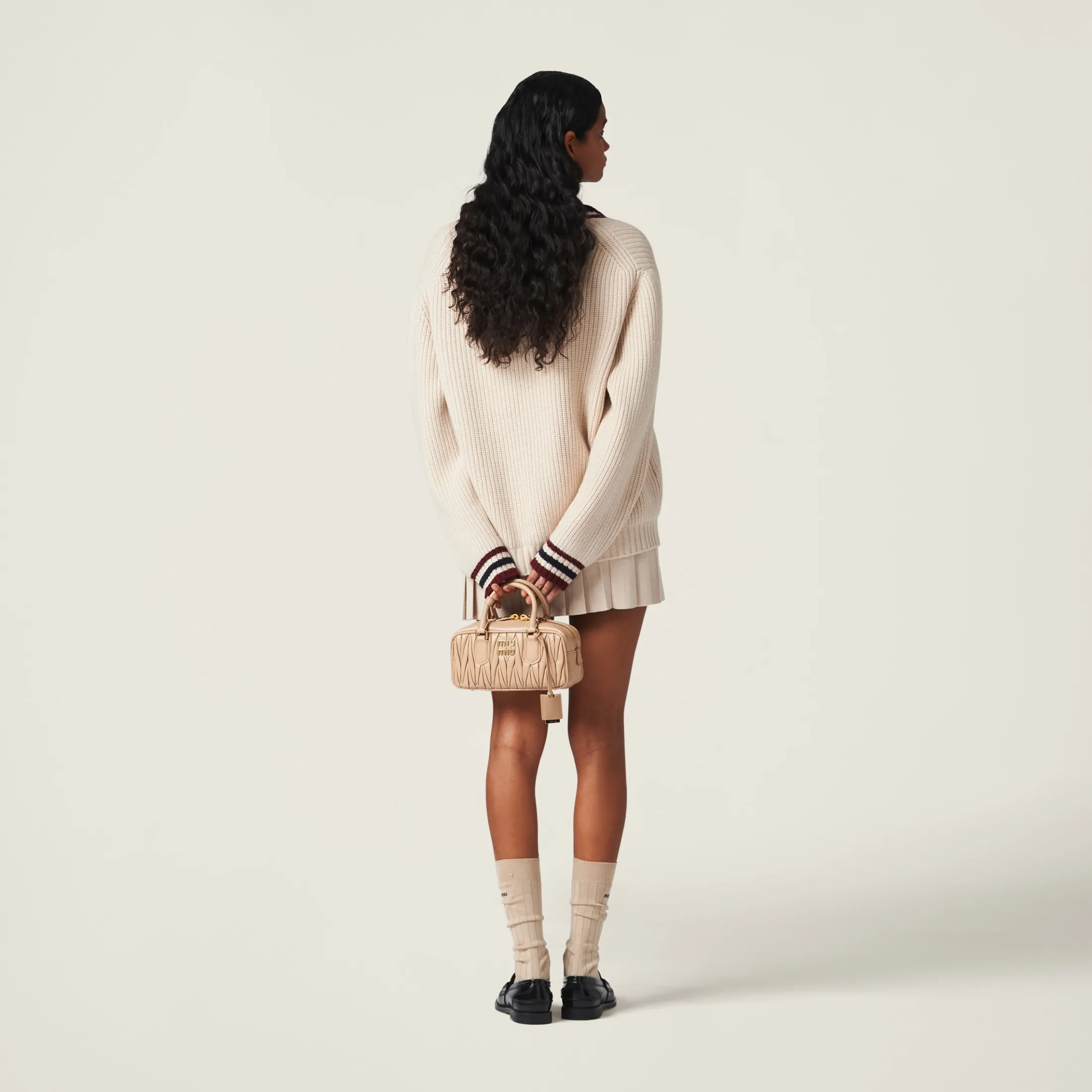 Natural Cashmere Sweater | Miu Miu