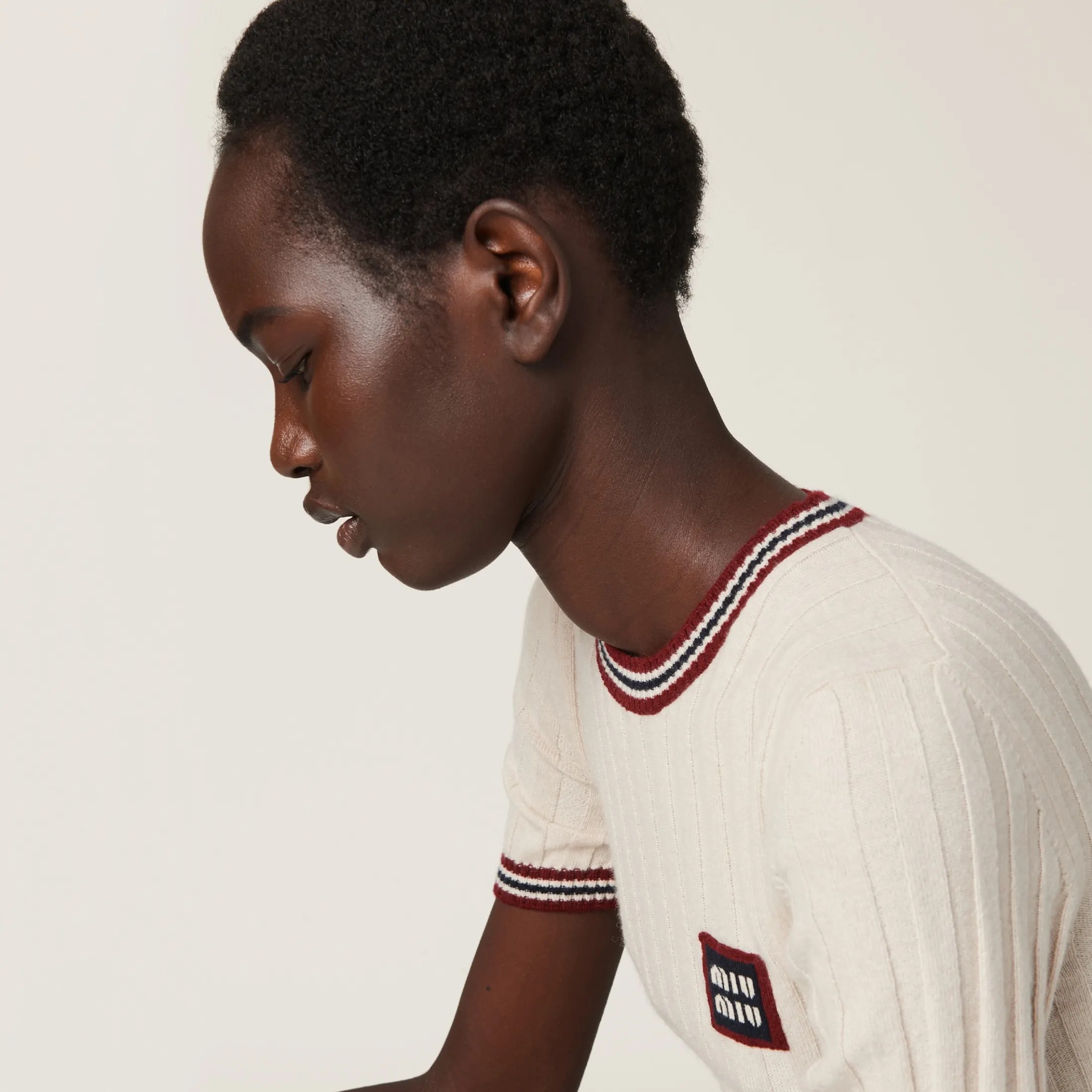 Natural Cashmere Sweater | Miu Miu