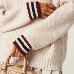 Natural Cashmere Sweater | Miu Miu