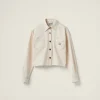 Natural Denim Blouson Jacket | Miu Miu