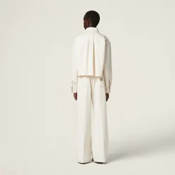 Natural Denim Blouson Jacket | Miu Miu