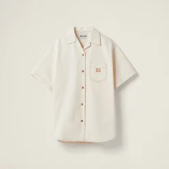 Natural Denim Mini-dress | Miu Miu