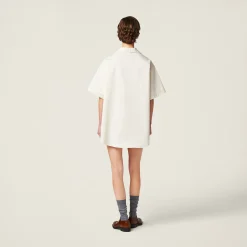Natural Denim Mini-dress | Miu Miu