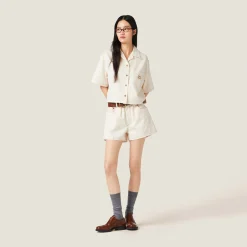 Natural Denim Shirt | Miu Miu