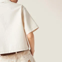 Natural Denim Shirt | Miu Miu