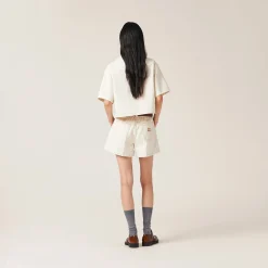Natural Denim Shorts | Miu Miu