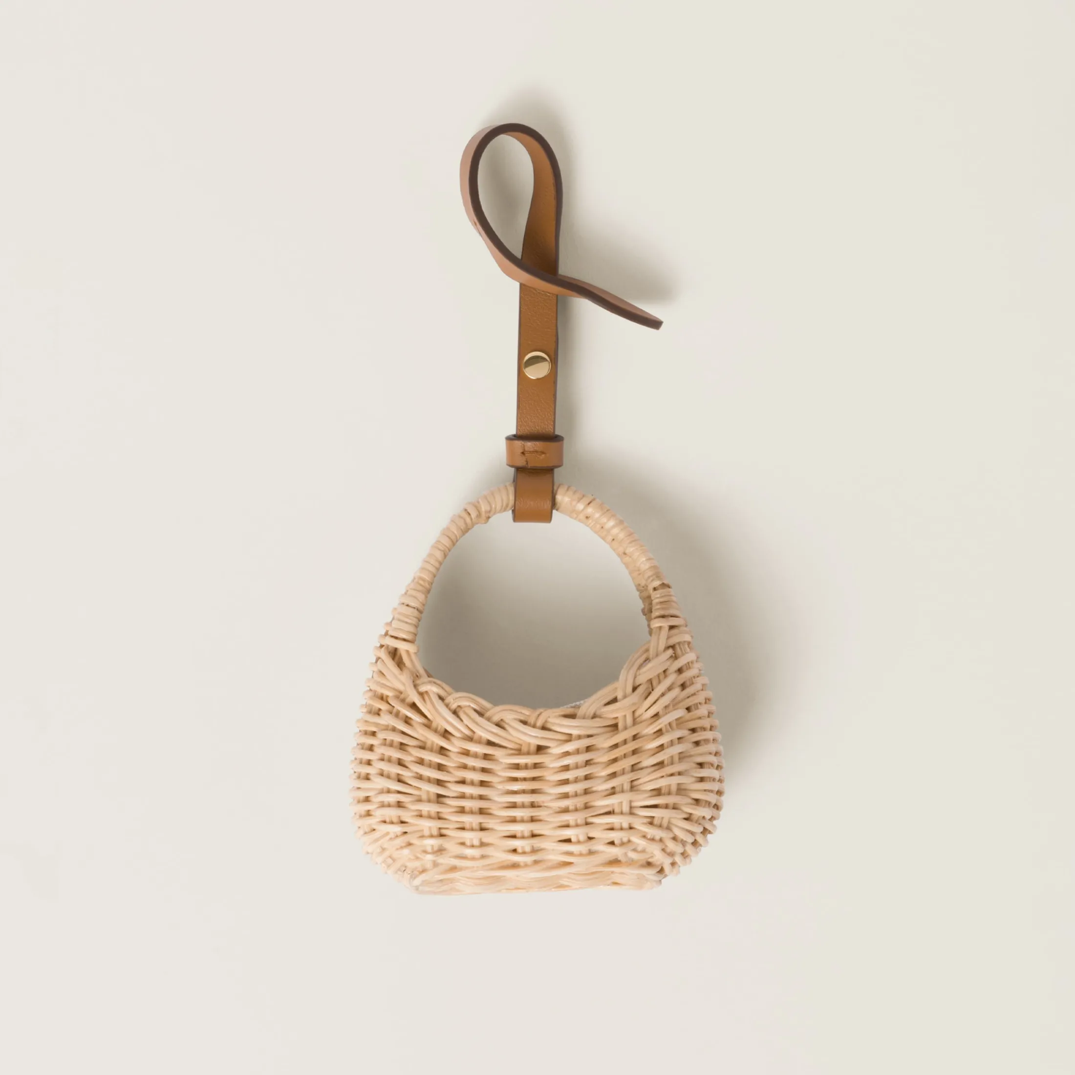 Natural Wander Wicker Trick | Miu Miu