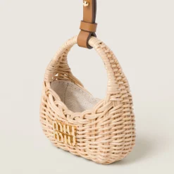Natural Wander Wicker Trick | Miu Miu