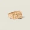 Natural Woven Fabric Belt | Miu Miu
