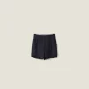 Navy Batavia Bermudas | Miu Miu