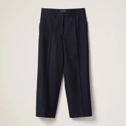 Navy Batavia Pants | Miu Miu