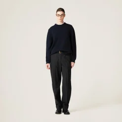 Navy Cashmere Sweater | Miu Miu