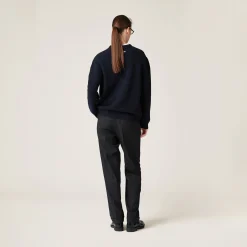 Navy Cashmere Sweater | Miu Miu