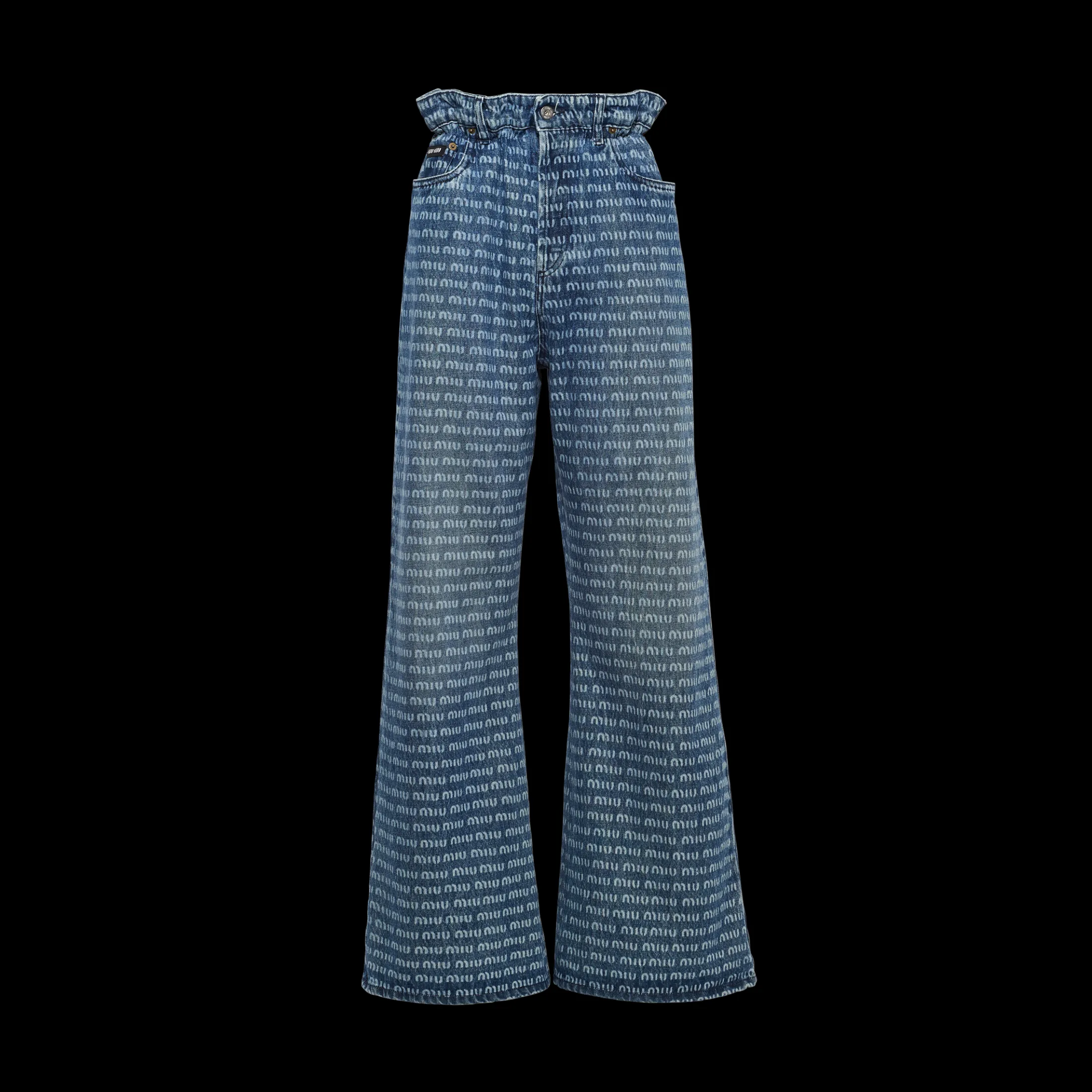 Navy Denim Pants | Miu Miu