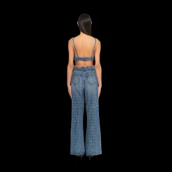 Navy Denim Pants | Miu Miu