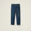 Navy Five-pocket Denim Jeans | Miu Miu