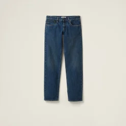 Navy Five-pocket Denim Jeans | Miu Miu