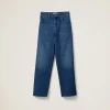 Navy Five-pocket Denim Jeans | Miu Miu