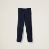 Navy Mohair Pants | Miu Miu
