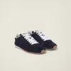 Navy Suede Sneakers | Miu Miu