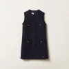 Navy Tweed Mini-dress | Miu Miu