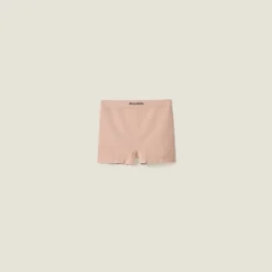 Nude Beige Seamless Boxer Shorts | Miu Miu