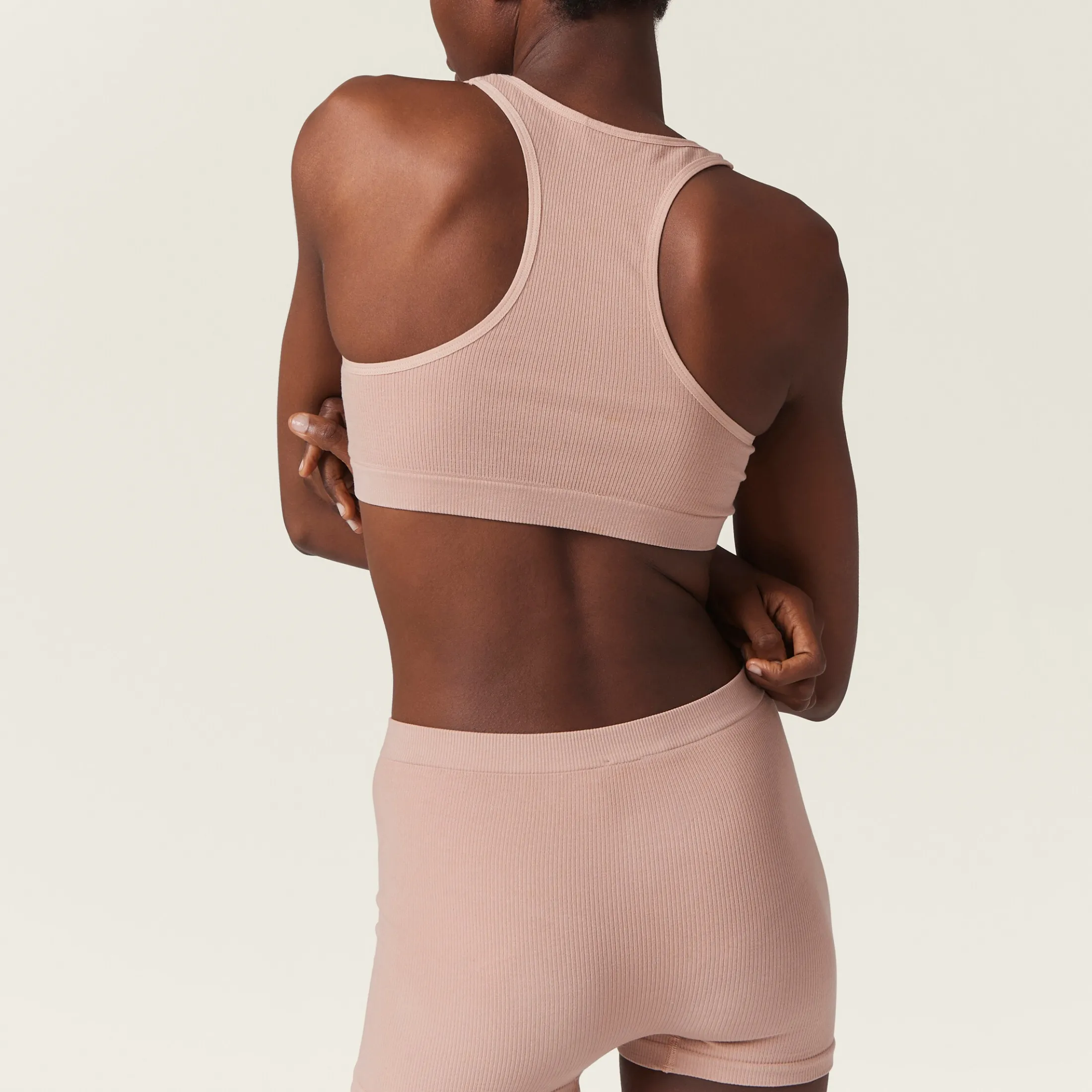 Nude Beige Seamless Boxer Shorts | Miu Miu