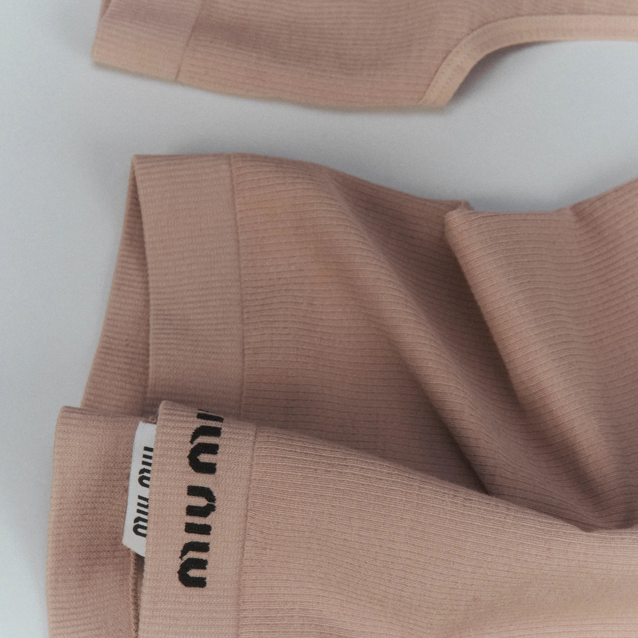 Nude Beige Seamless Boxer Shorts | Miu Miu