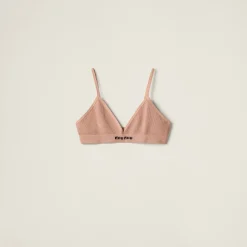 Nude Beige Seamless Bra | Miu Miu