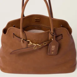Oak Aventure Nappa Leather Bag | Miu Miu