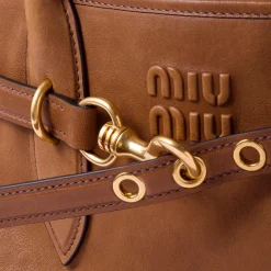 Oak Aventure Nappa Leather Bag | Miu Miu