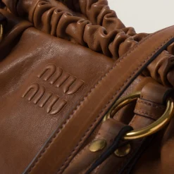 Oak Nappa Leather Bag | Miu Miu