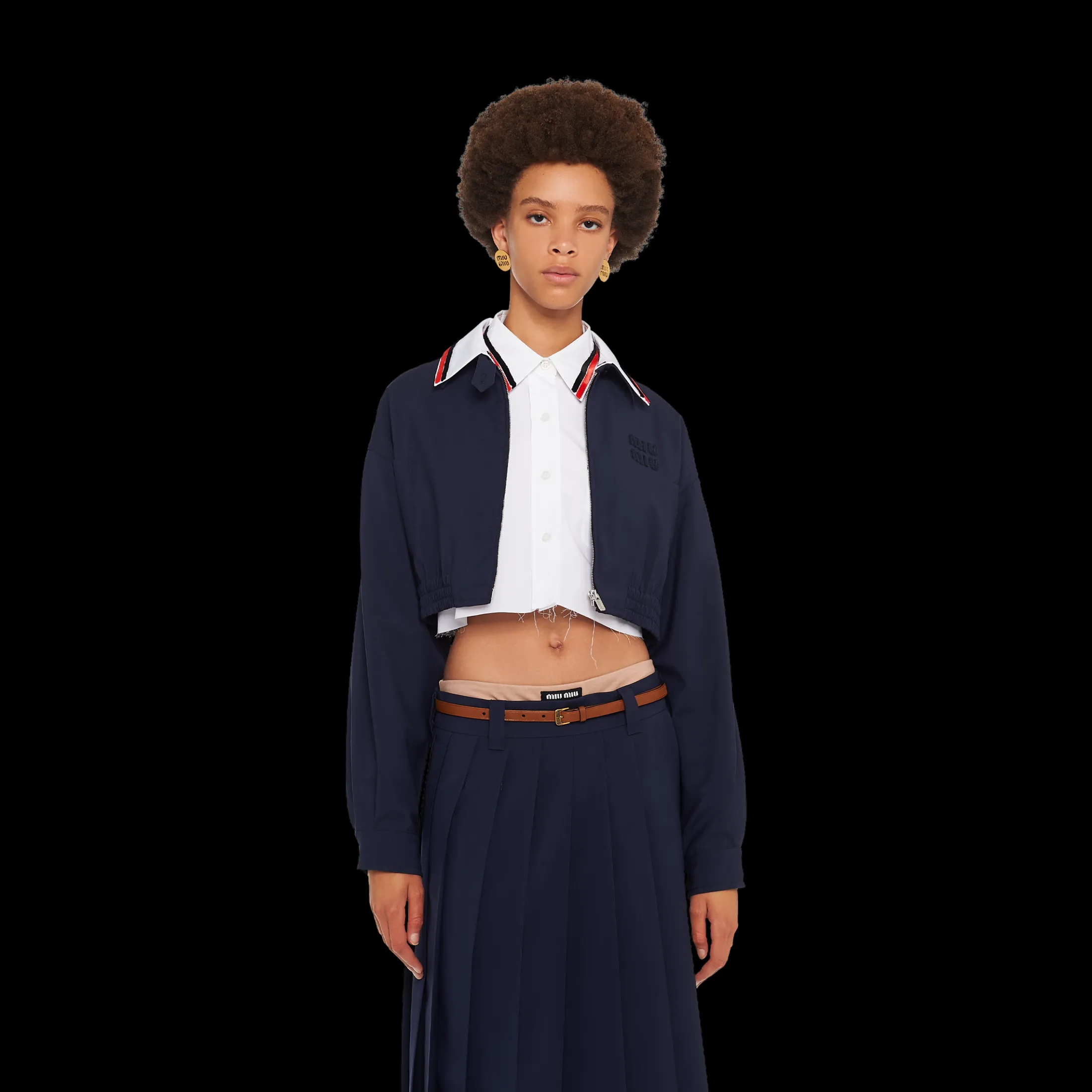 Oak Nappa Leather Belt | Miu Miu