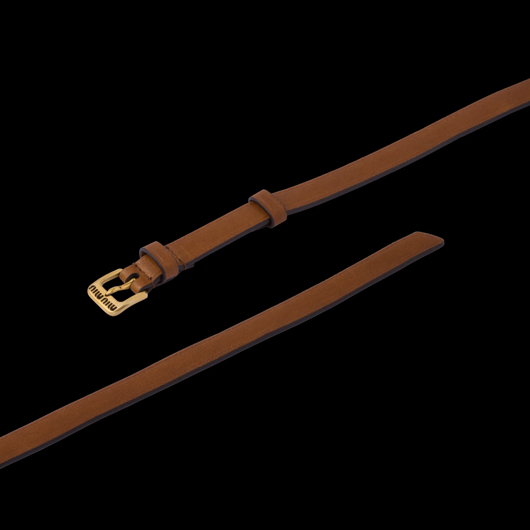 Oak Nappa Leather Belt | Miu Miu